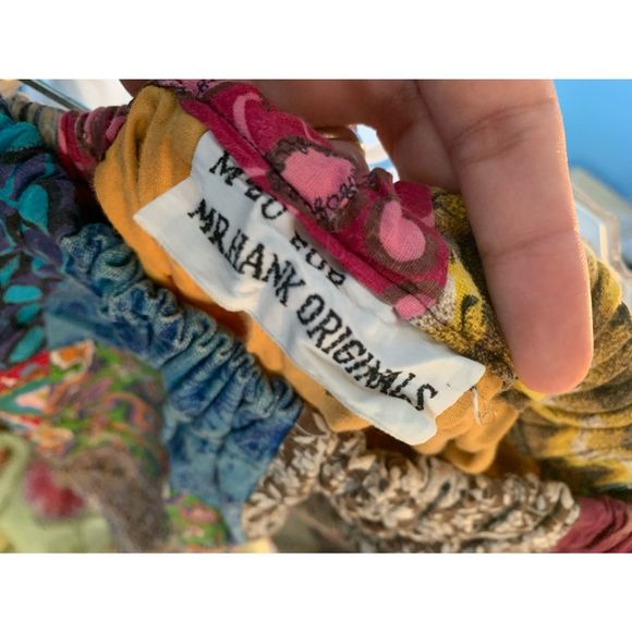 Vintage 1970s Mr Hank Patchwork Maxi Skirt Size Medium - Picture 2 of 3